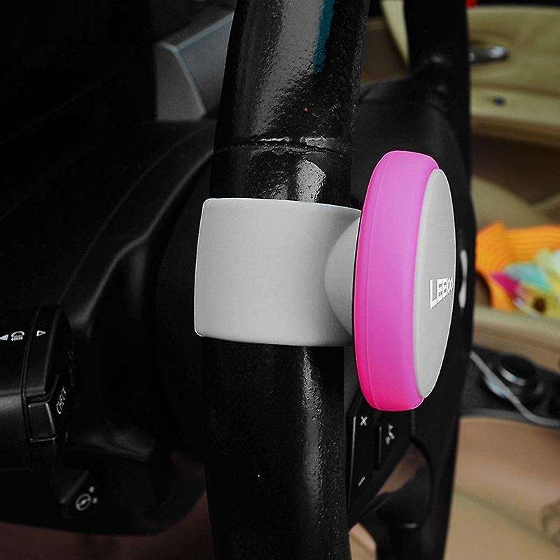 Universal Car Truck Steering Wheel Spinner Power Handle Knob Booster-Pink
