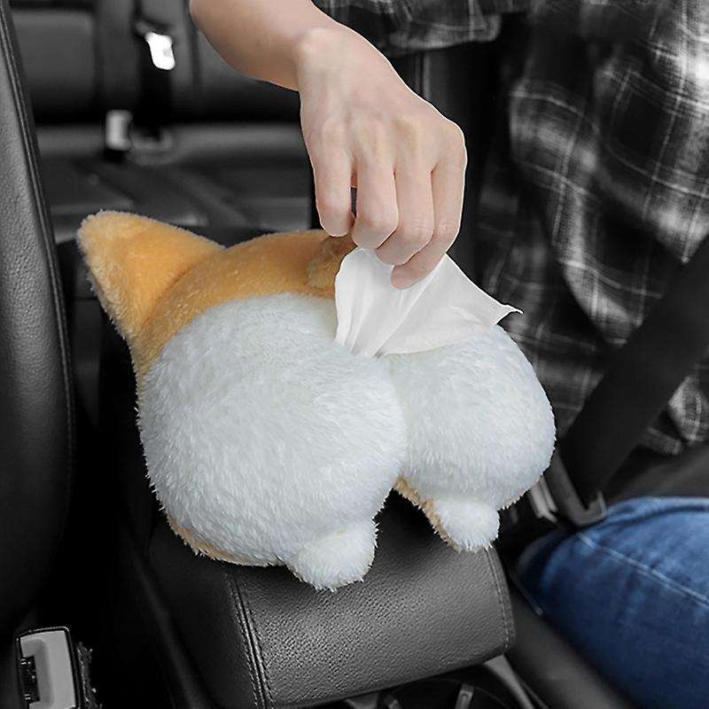 Universal Car Tissue Box Car Sun Visor Tissue Box Holder Auto Interior Storage Decoration Tissue Bo