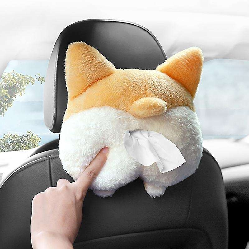 Universal Car Tissue Box Car Sun Visor Tissue Box Holder Auto Interior Storage Decoration Tissue Bo