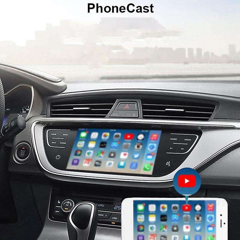 Universal Car Wired to Wireless CarPlay Dongle IOS 14 Adapter 5G WIFI Mirror Link Box Android Auto M