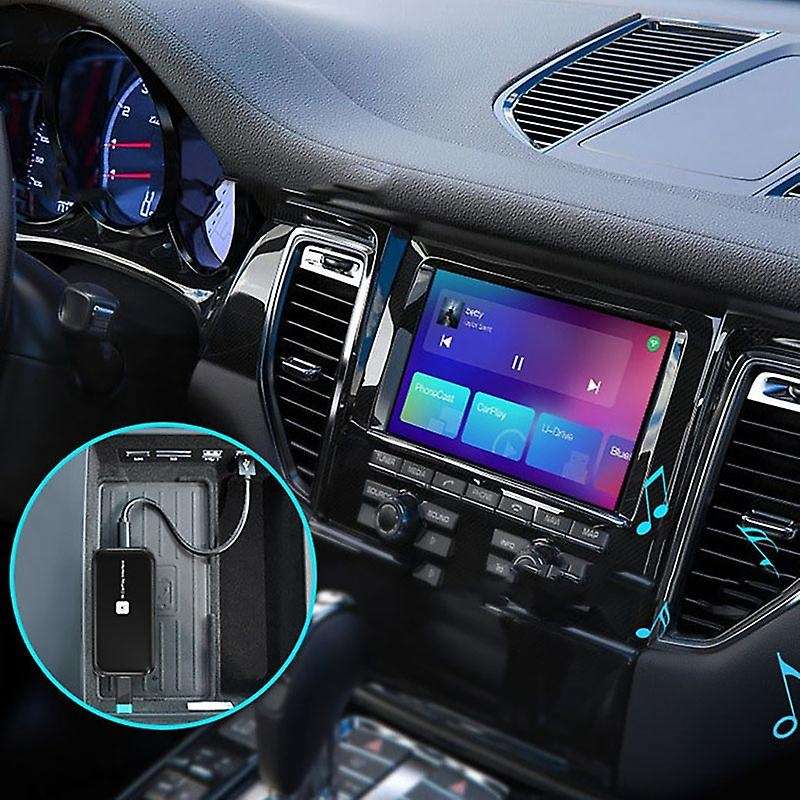 Universal Car Wired to Wireless CarPlay Dongle IOS 14 Adapter 5G WIFI Mirror Link Box Android Auto M