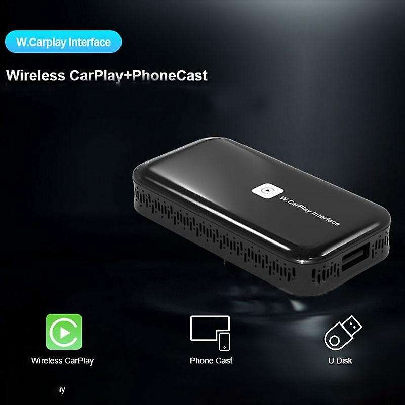 Universal Car Wired to Wireless CarPlay Dongle IOS 14 Adapter 5G WIFI Mirror Link Box Android Auto M