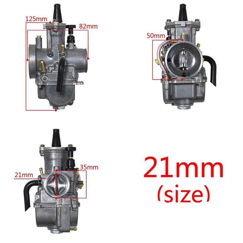 Universal Carburetor for PWK 21mm 4T Motorcycle with Power Jet for for for ATV