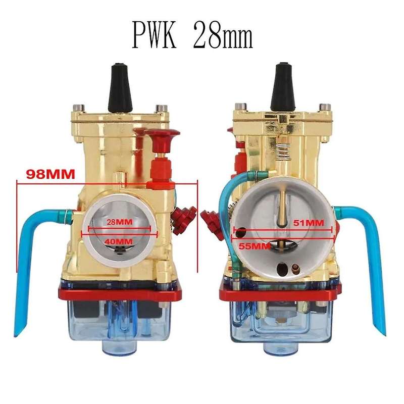 Universal Carburetor Carburador with Power Jet for Pwk 28mm 2t 4t 75cc-250cc
