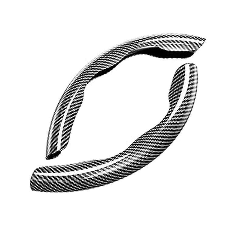 Universal Carbon Fiber Steering Wheel Cover, Hard Car Steering Wheel Cover Protective Film, Anti-sk