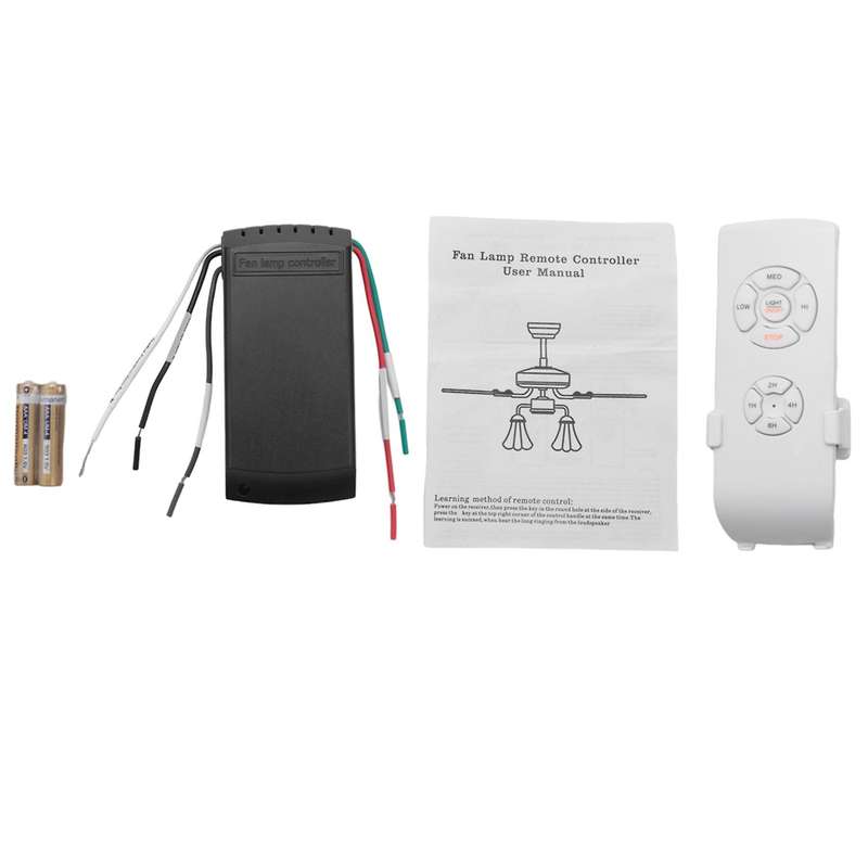 Universal Ceiling Fan & Light Remote Control Kit Timing Wireless Switches