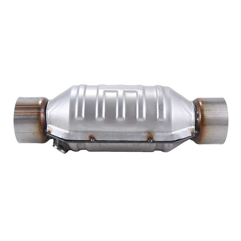 Universal Catalytic Converter 3 Inch 400 Cells High Flow Muffler Catalytic Converter Euro 1 Round St
