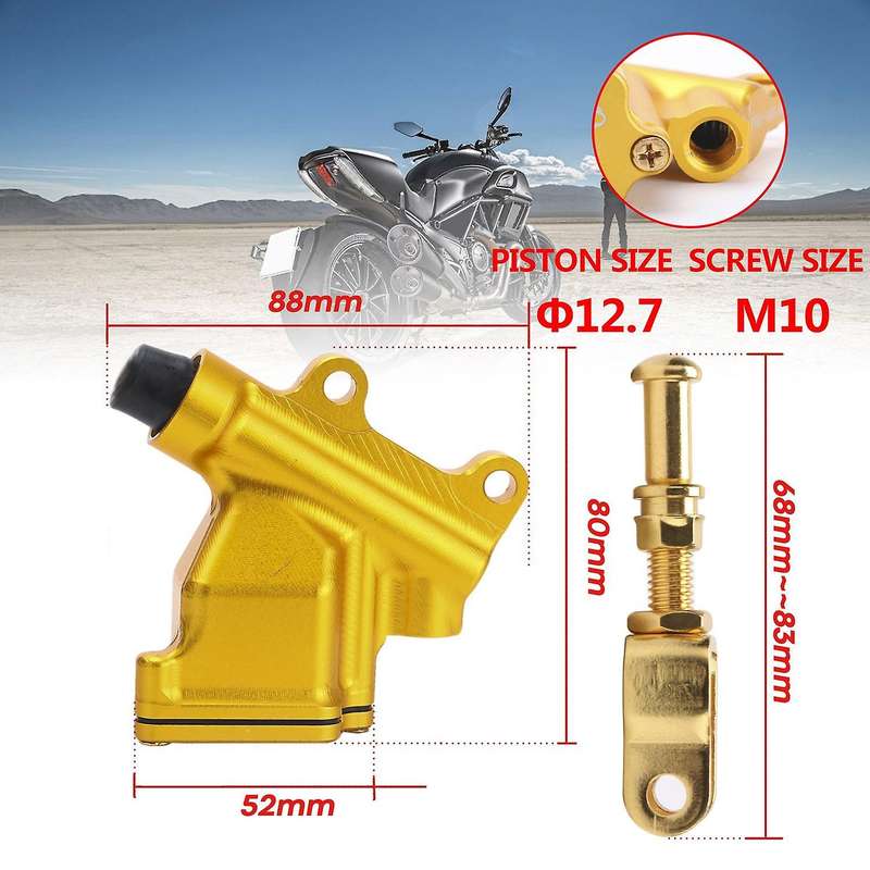 Universal CNC Motorcycle Rear Foot Brake Master Cylinder Hydraulic Brake Pump for Motorcycle Sport D
