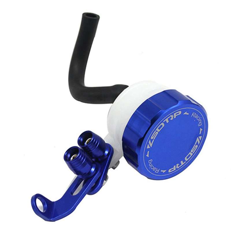 Universal CNC Motorcycle Brake Fluid Reservoir Clutch Tank Oil Fluid Cylinders Cup for Blue