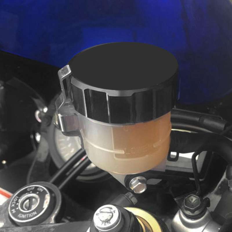 Universal CNC Motorcycle Brake Fluid Reservoir Clutch Tank Oil Fluid Cylinders Cup for Blue