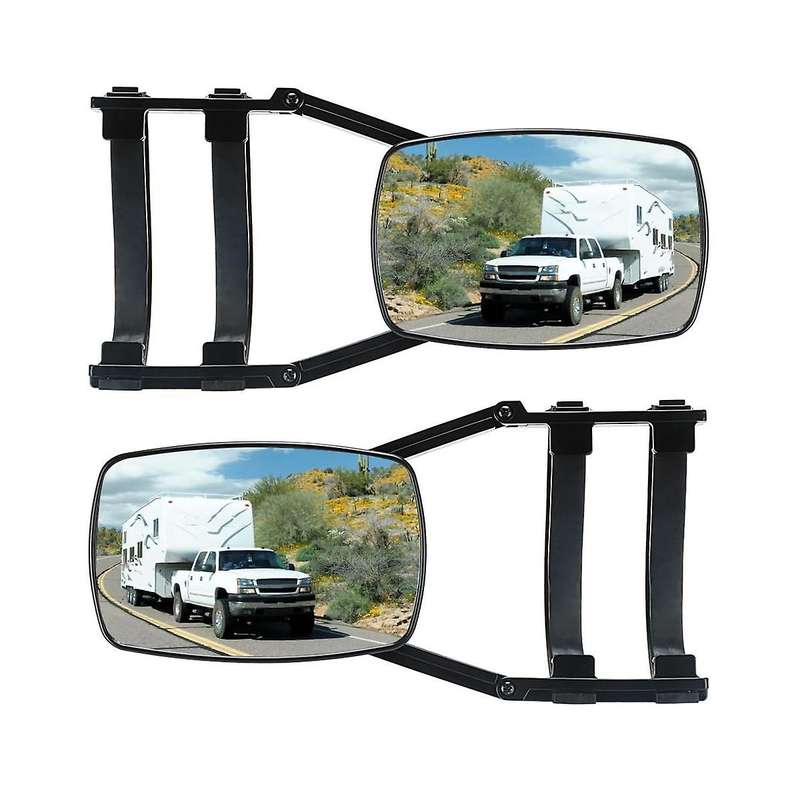 Universal Clip-on Towing Mirrors Extended Mirrors for Towing 360 Rotation Adjustable Towing Mirror,
