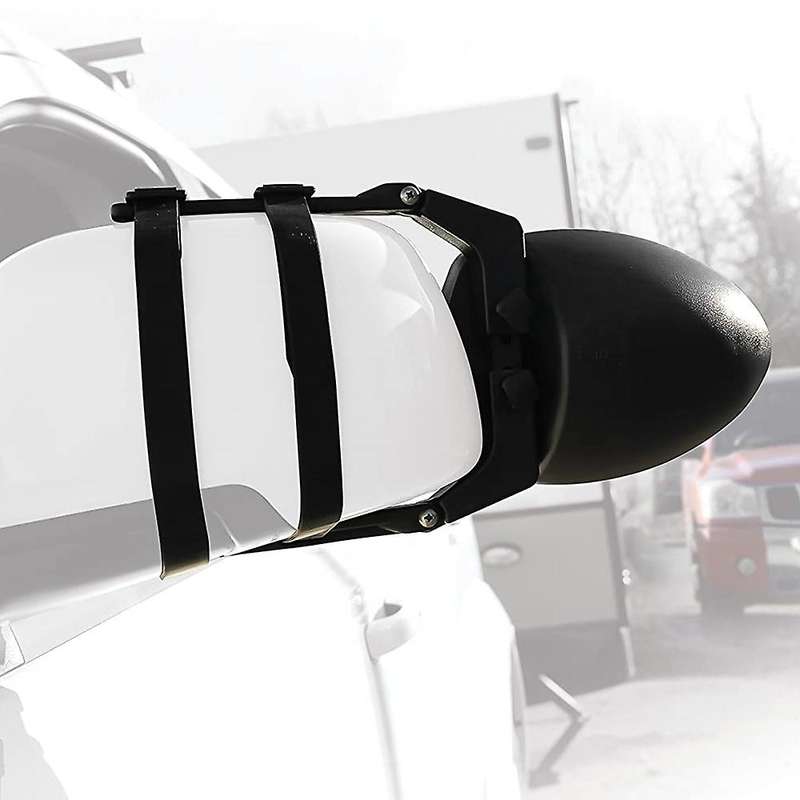 Universal Clip-on Towing Mirror Caravan Trailer Towing Oval Extension Mirror Dual View for V70 for A