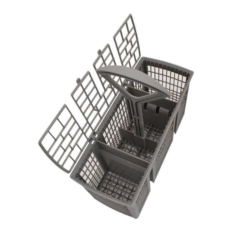 Universal Dishwasher Cutlery Basket Replacement, with Removable Handle, Dishwasher Utensil Holder fo