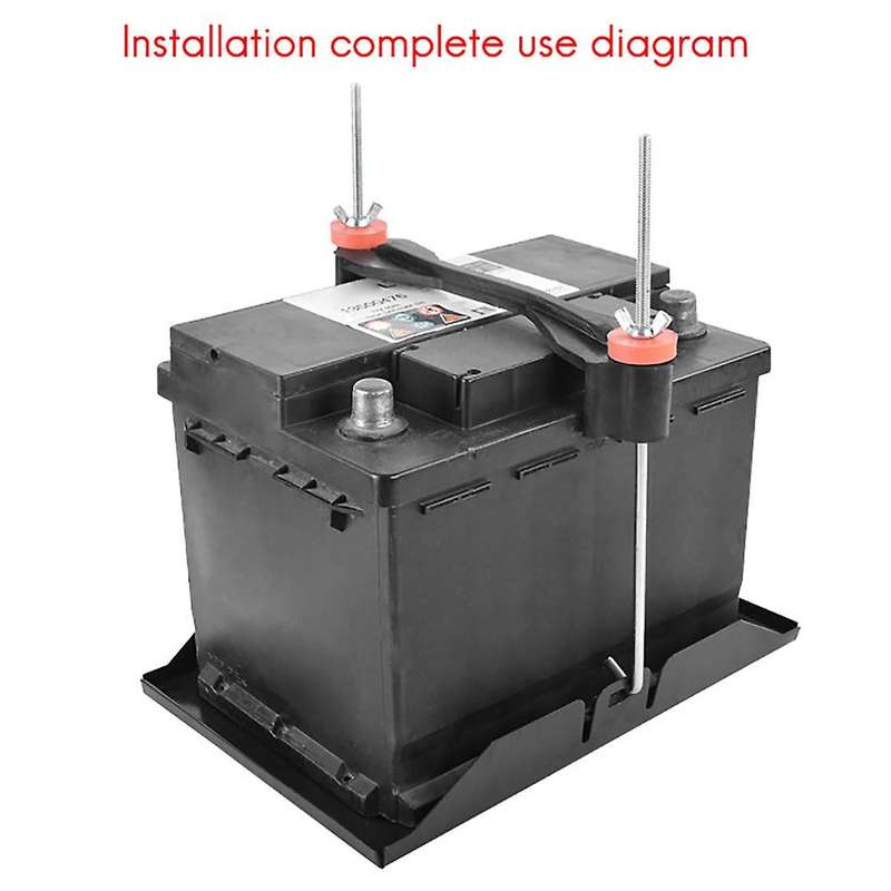 Universal Crossbar Battery Hold Down Bolts Bracket for 55ah 60ah 68ah 70ah 72ah 85ah 100ah Battery