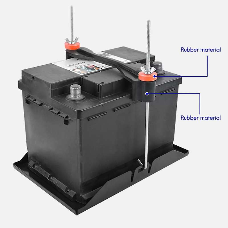 Universal Crossbar Battery Hold Down Bolts Bracket for 55ah 60ah 68ah 70ah 72ah 85ah 100ah Battery