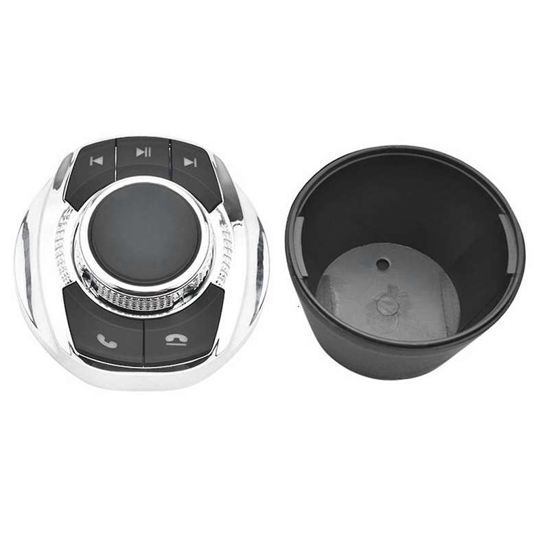 Universal Cup Shape with LED Light 8-Key Car Wireless Steering Wheel Control Button for Car Android