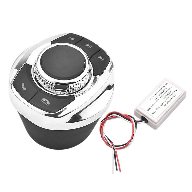 Universal Cup Shape with LED Light 8-Key Car Wireless Steering Wheel Control Button for Car Android