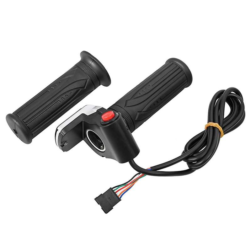 Universal Electric Bike Throttle with Lcd Display Handle Throttle for 36v Twist Throttle Scooter E-
