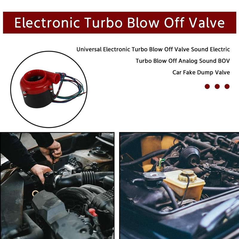 Universal Electronic Turbo Blow Off Valve Sound Electric Turbo Blow Off Analog Sound Bov Car Dump Va
