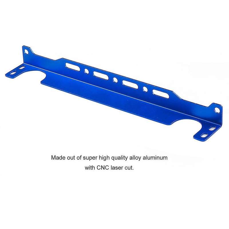 Universal Engine Mounting Bracket Kit Aluminum Alloy 2mm Thickness Blue