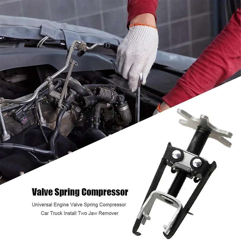 Universal Engine Overhead Valve Spring Compressor Valve Remover Installer Tool Valve Spring Keeper