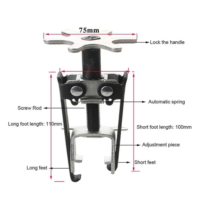 Universal Engine Overhead Valve Spring Compressor Valve Remover Installer Tool Valve Spring Keeper