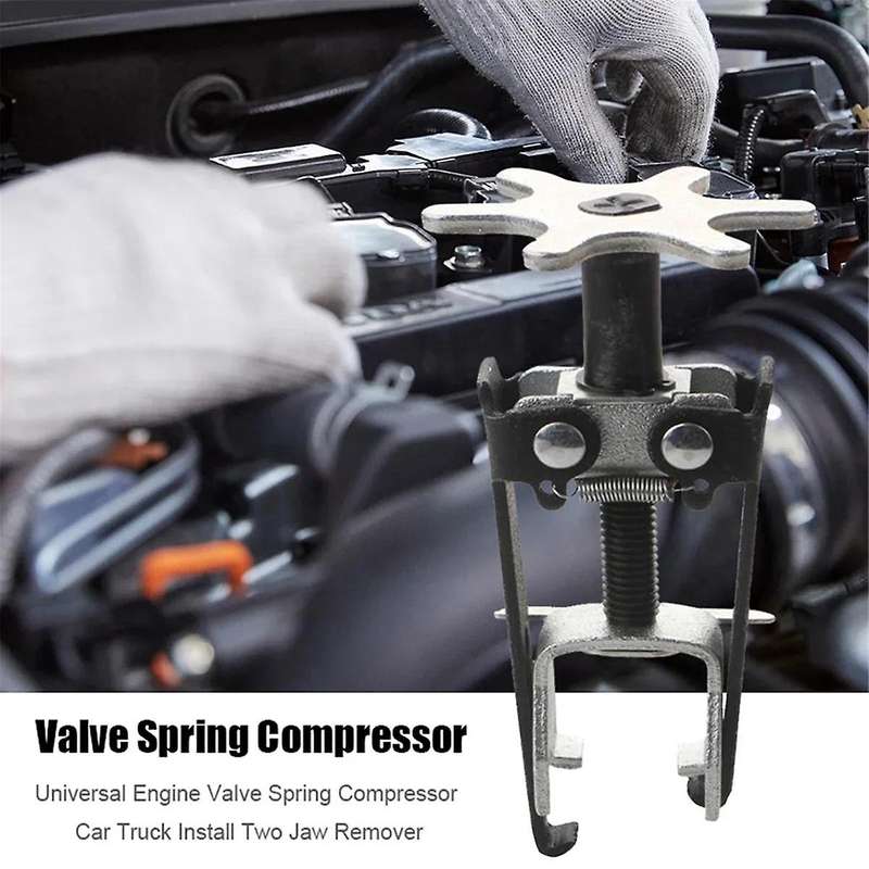 Universal Engine Overhead Valve Spring Compressor Valve Remover Installer Tool Valve Spring Keeper