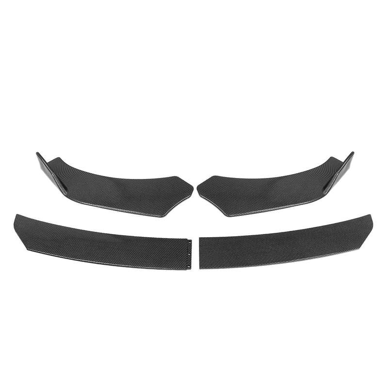 Universal Front Bumper Lip Under Panel Bumper Shovel Lip Spoiler Carbon Fiber