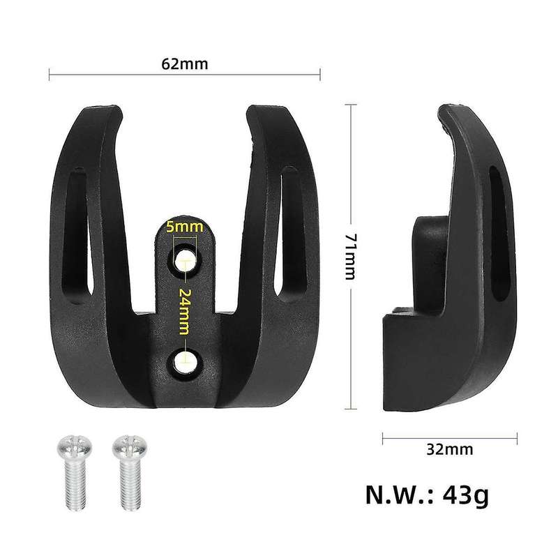 Universal Front Hook Hanger Electric Scooter for 1S / Helmet Dual Claw Bags Grip Scooter Handle Hook