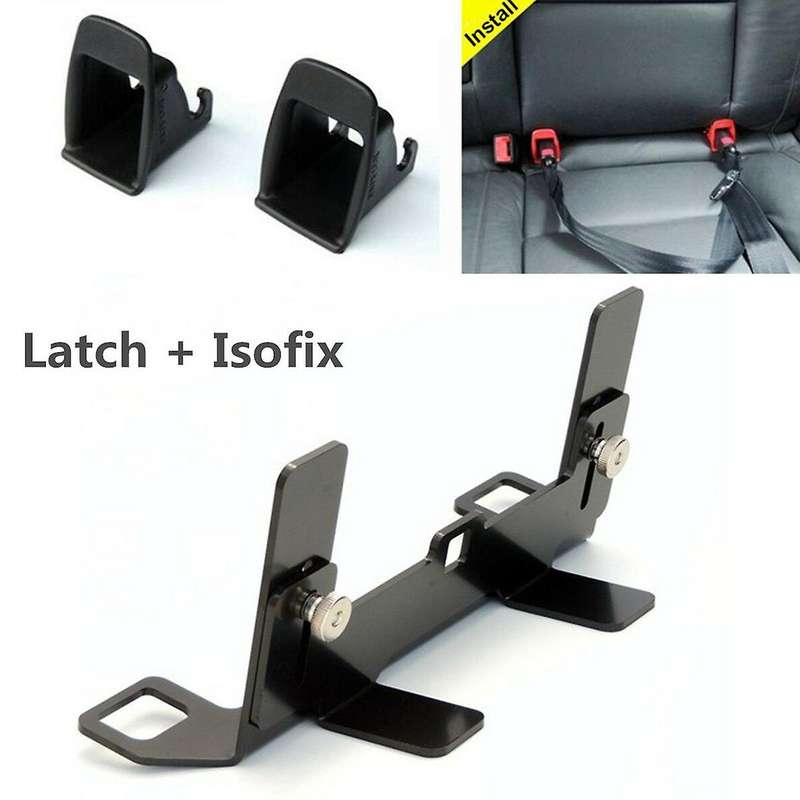 Universal for ISOFIX Latch Interface Car Child Seat Mount Bracket,Latch for ISOFIX Belt Connector Se