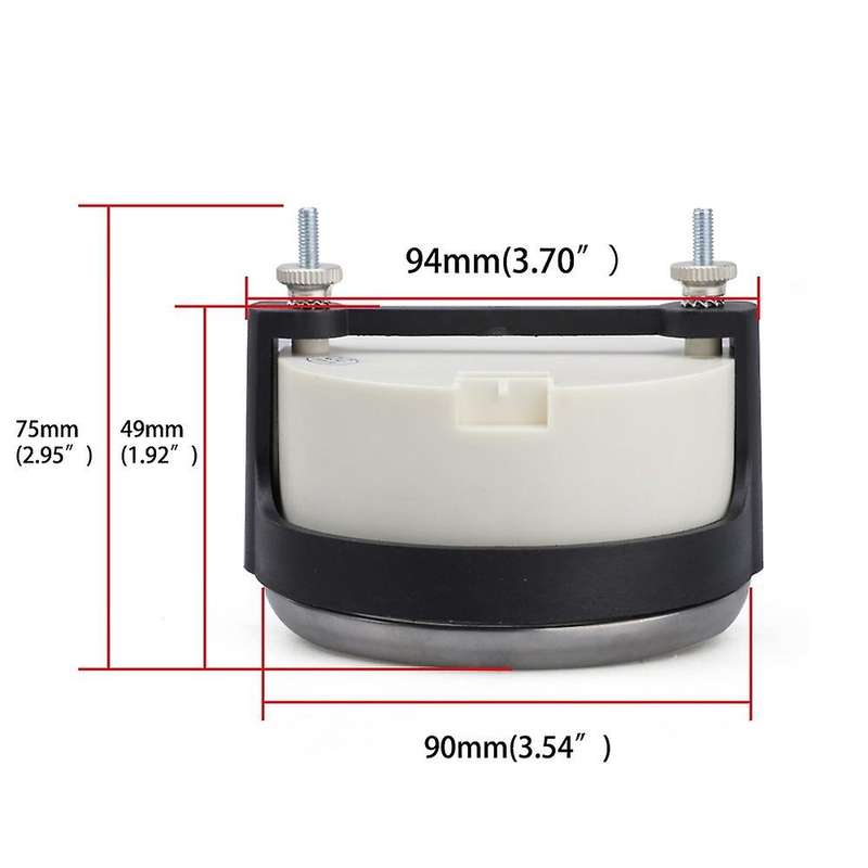 Universal Speedometer 12V/24V Odometer 85mm 0-8000RPM for Car Motorcycle LCD Tachometer