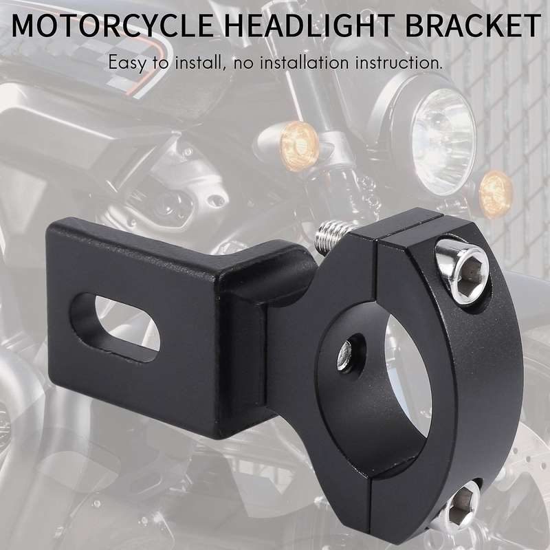 Universal Handlebar 22 25mm 7/8 Inch Motorcycle Headlight Bracket Spotlight Tube Clamp for Cafe Race