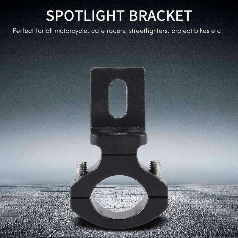 Universal Handlebar 22 25mm 7/8 Inch Motorcycle Headlight Bracket Spotlight Tube Clamp for Cafe Race