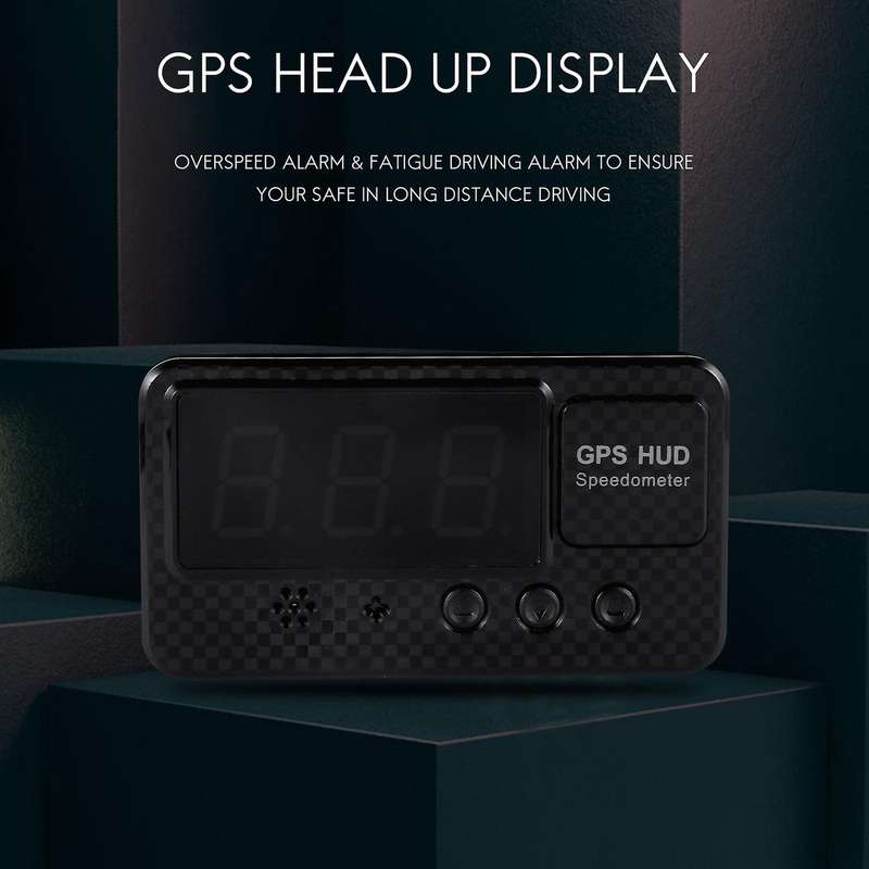 Universal Gps Speedometer Odometer Car Digital Speed Display Over Speeding Alarm Car Clock for All V