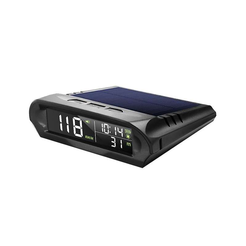 Universal Hud X 98 Car Solar Digital Meter Gps Speedometer Overspeed Alarm Distance Altitude