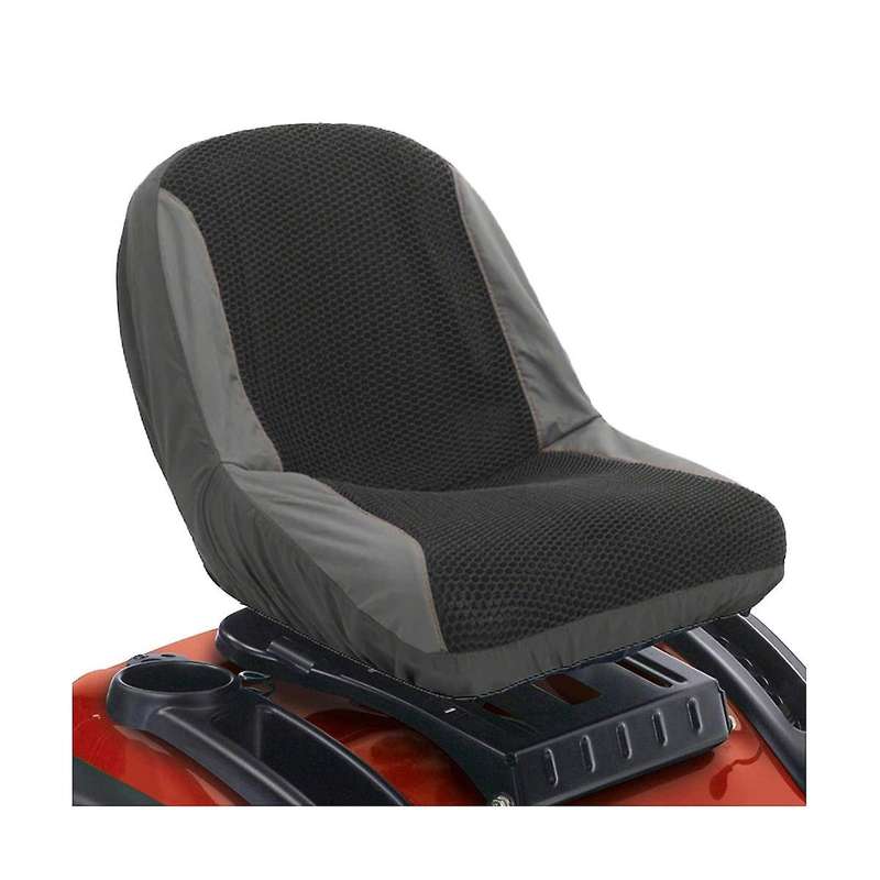 Universal Lawn Mower Tractor Seats Cover Padded Comfort Pad Storage Pouch Lawn Mower Accessories