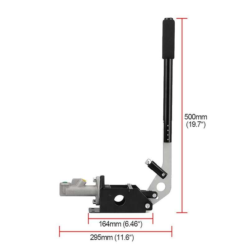 Universal Hydraulic Drift Handbrake Lever Vertical with Locking Device Long Handle