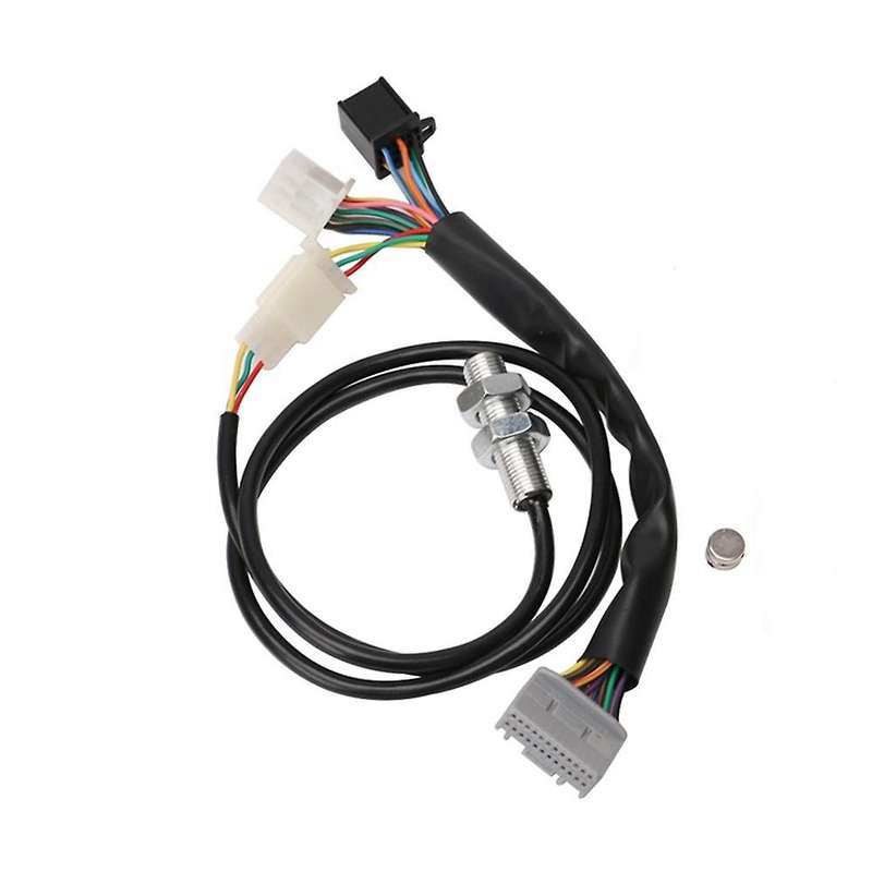 Universal LCD Digital Speedometer,199Km/H 12000RPM Odometer Tachometer Cylinders Gear Tachometer Gau