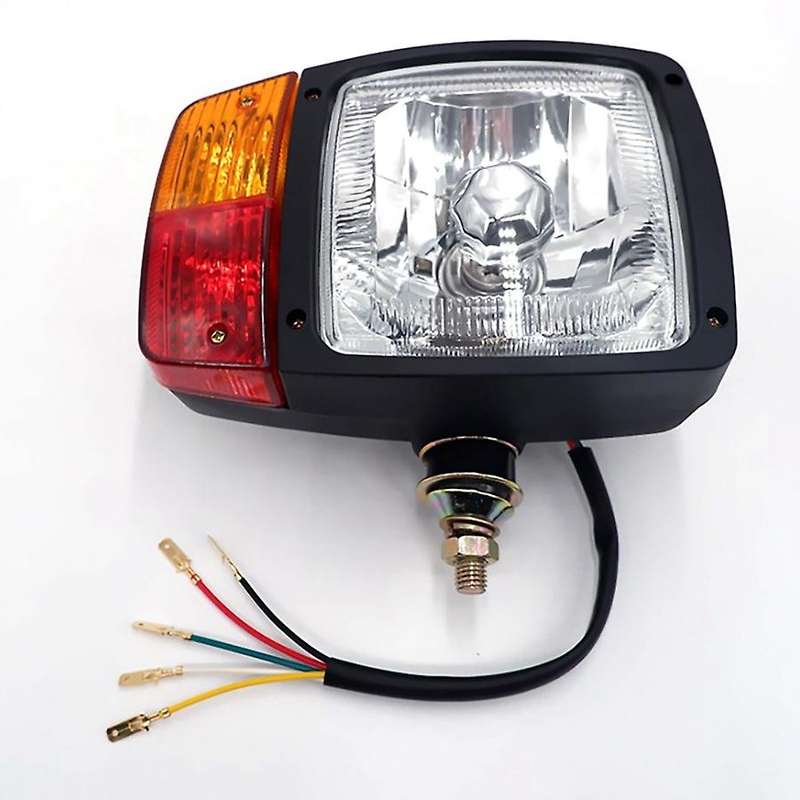 Universal LED Turn Signal Indicator Work Light Headlights for Tractor Trailer Excavator Truck Left S
