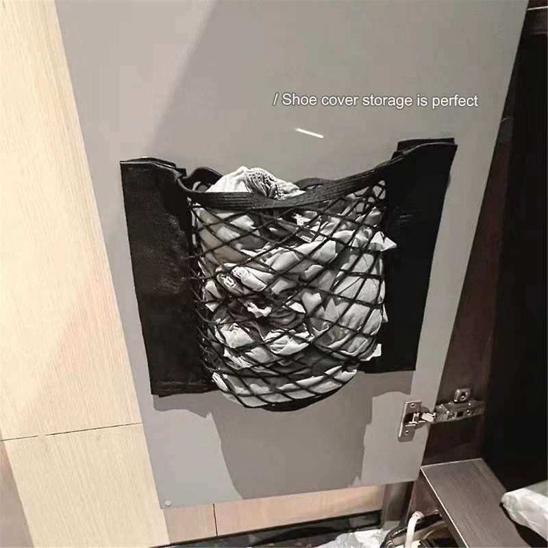 Universal Mesh Cargo Net Wall Sticker Organizer Pouch Bag Storage Mesh Net for Car Trunk,Medium Size