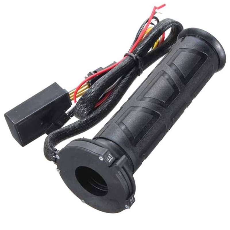 Universal Motorcycle 7/8inch 22mm Electric Heated Grips Scooter Moped Bar Hand Warmer Adjustable Hot