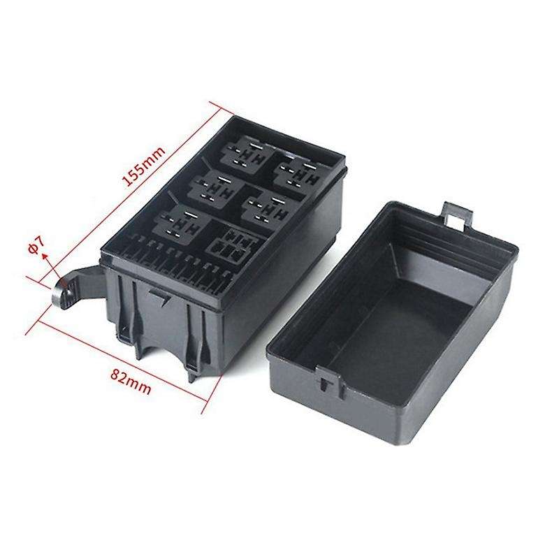 Universal Motor 12-Slot Relay Box Automotive Accessories for Automotive and Marine Engine Bay