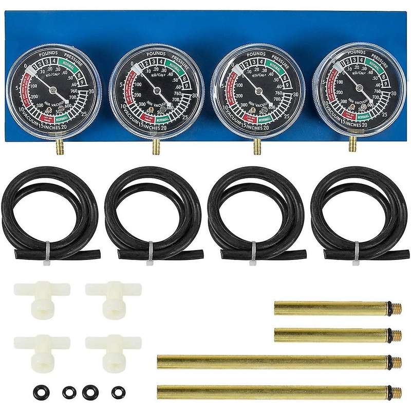 Universal Motorcycle 4 Carburetor Synchronizer Synchronization Tool Compatible with for 550 650 750