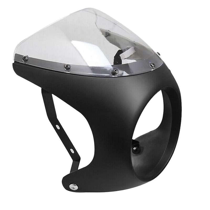Universal Motorcycle Cafe Racer 7Inch Headlight Handlebar Fairing Windshield Kits for Sportster Bobb