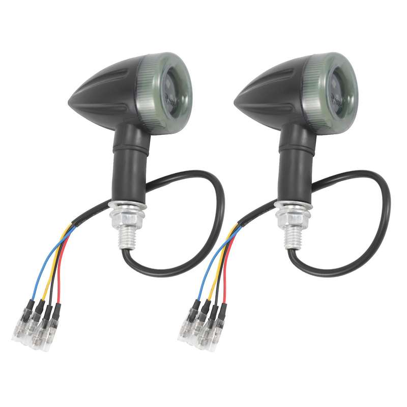 Universal Motorcycle Blinkers Led Turn Signals Light Switchback Running Lights Drl Indicators Compa