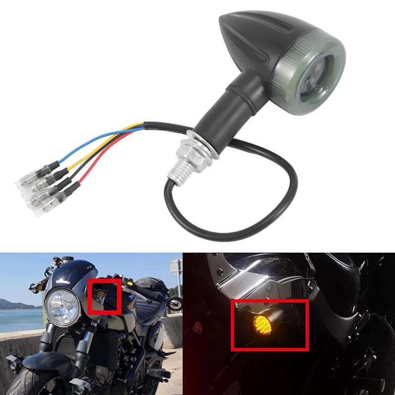 Universal Motorcycle Blinkers Led Turn Signals Light Switchback Running Lights Drl Indicators Compa