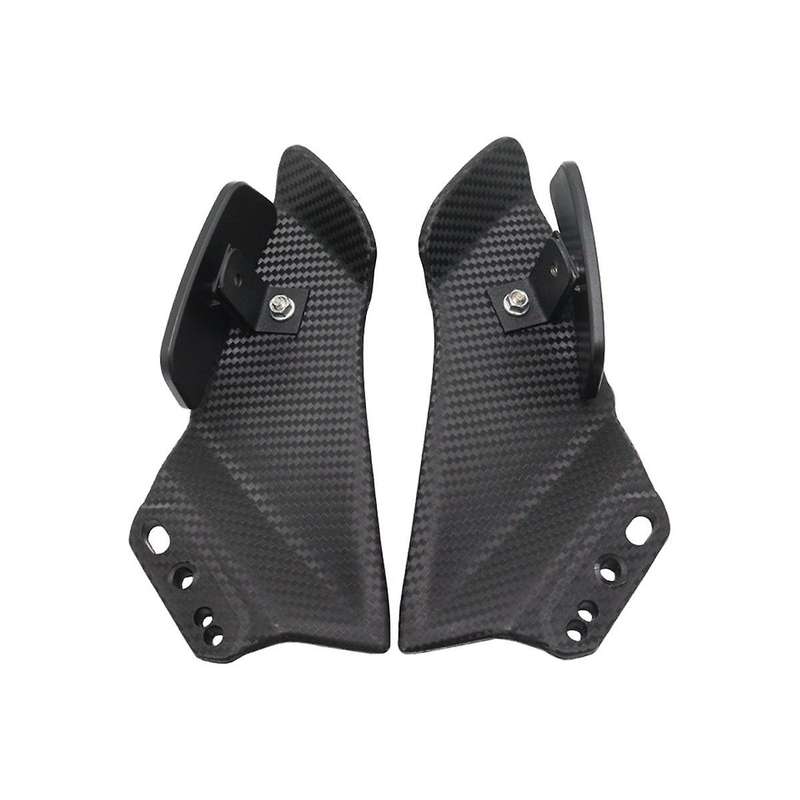 Universal Motorcycle Adjustable Flank Spoiler Fairing with Mirrors for Cbr650r Yzf R1 Yzf R6 T-max53