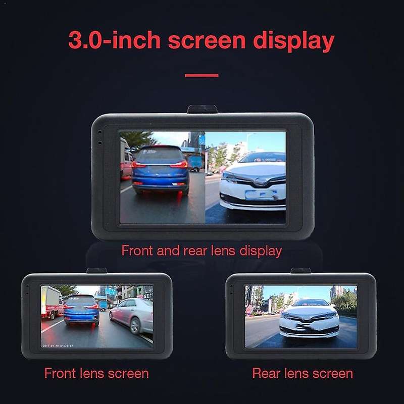 Universal Motorcycle Driving Recorder Front Rear Waterproof Dual Lens Dashcam Motorcycle Vehicle Vid