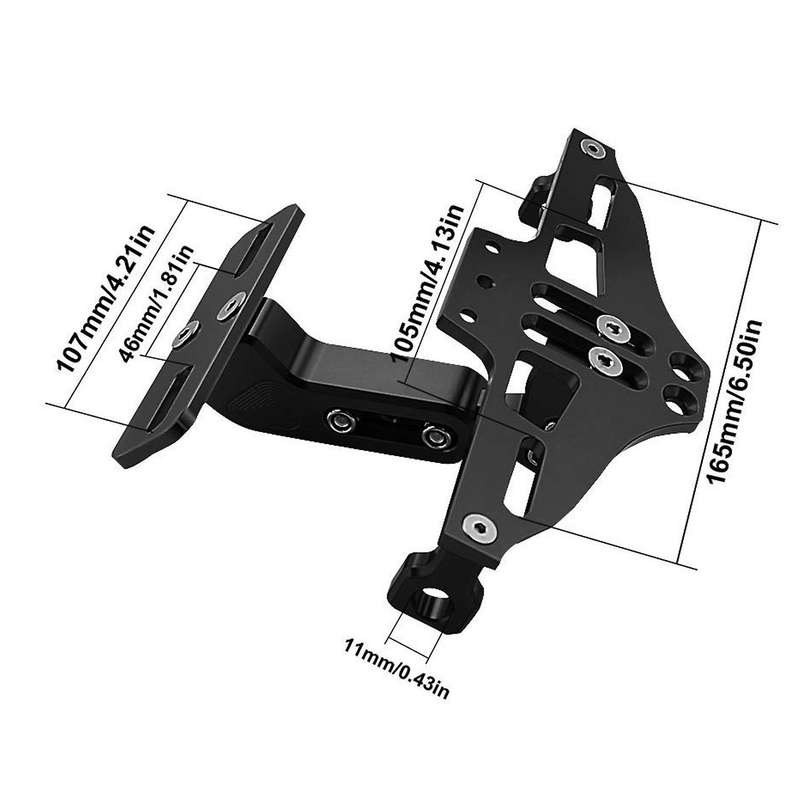 Universal Motorcycle Eliminator Motorcycle License Plate Holder Eliminator Rear Tail Light Bracket B