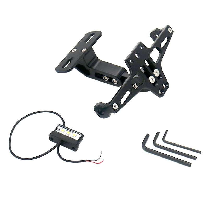 Universal Motorcycle Eliminator Motorcycle License Plate Holder Eliminator Rear Tail Light Bracket B